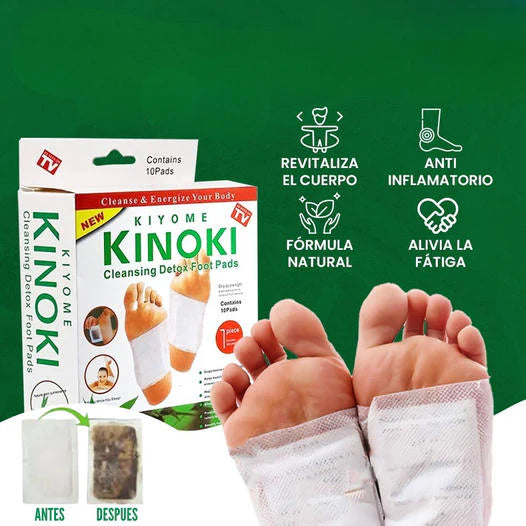 3 Cajas Kinoki® Détox ¡Sana mientras duermes!