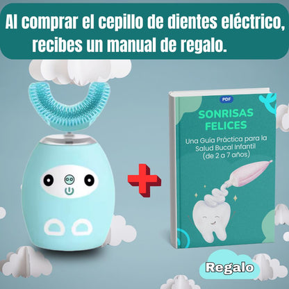 Cepillo de dientes eléctrico para niños de 2 a 7 años